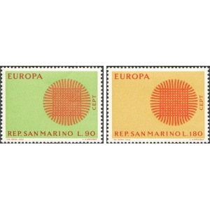 SAN MARINO - 1970 - Europa - 2 v.