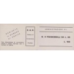 ITALIA - 1970 - Libretto Amministrazione P.T. 4 x 25 L. - Ischia I tipo - 1 libretto
