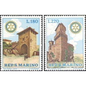 SAN MARINO - 1970 - Rotary Internazionale - 2 v.