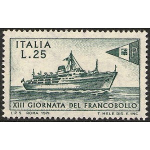 ITALIA - 1971 - 13° Giornata del Francobollo - 1 v.