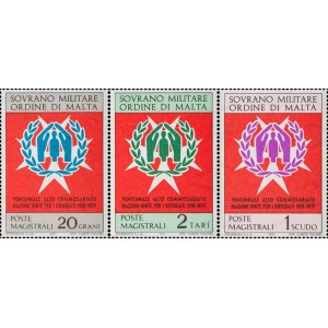 S.M.O.M. - 1971 - 20° del Commissariato ONU per i Rifugiati - 3 v.