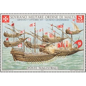 S.M.O.M. - 1971 - 400° della Battaglia di Lepanto - 1 v.
