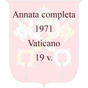 VATICANO - 1971 - Annata completa - 19 v.