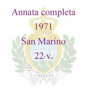 SAN MARINO - 1971 - Annata completa - 22 v.