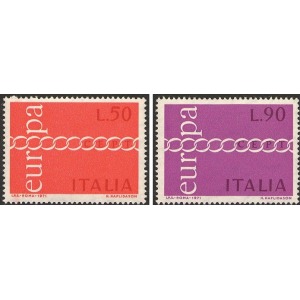 ITALIA - 1971 - Europa - 2 v.