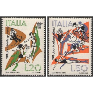 ITALIA - 1971 - Giochi della gioventù - 2 v.
