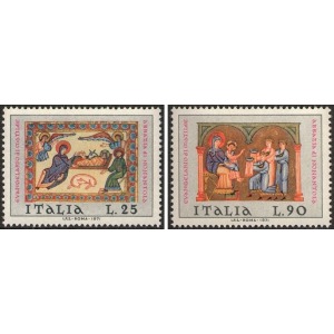 ITALIA - 1971 - Natale - 2 v.