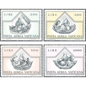 VATICANO - 1971 - Posta Aerea: i quattro Evangelisti - 4 v.