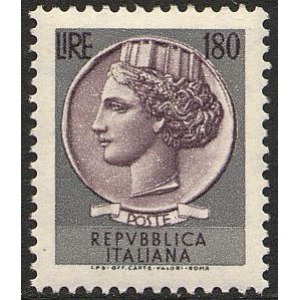 ITALIA - 1971 - Siracusana 180 L. - 1 v.