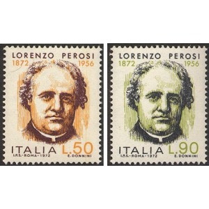 ITALIA - 1972 - 100° della nascita di Lorenzo Perosi - 2 v.
