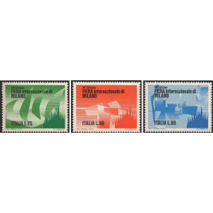 ITALIA - 1972 - 50° Fiera di Milano - 3 v.