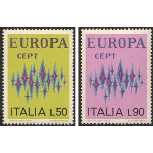 ITALIA - 1972 - Europa - 2 v.