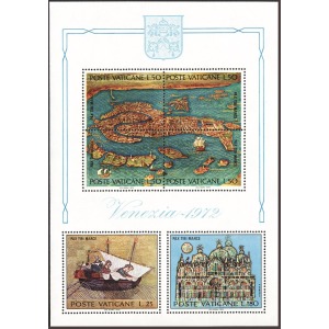 VATICANO - 1972 - Salviamo Venezia - 1 BF