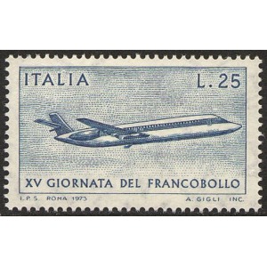 ITALIA - 1973 - 15° Giornata del Francobollo - 1 v.