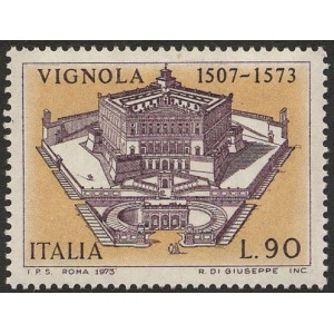 ITALIA - 1973 - 400° della morte di Jacopo Barozzi, detto il Vignola - 1 v.