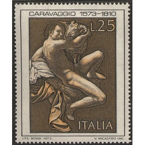 ITALIA - 1973 - 400° della nascita di Michelangelo Merisi, detto il Caravaggio - 1 v.