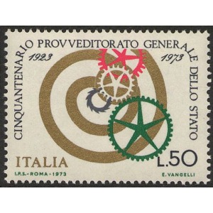 ITALIA - 1973 - 50° del Provveditorato Generale dello Stato - 1 v.
