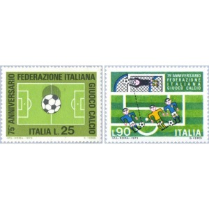 ITALIA - 1973 - 75° della FIGC - 2 v.