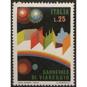 ITALIA - 1973 - Carnevale di Viareggio - 1 v.