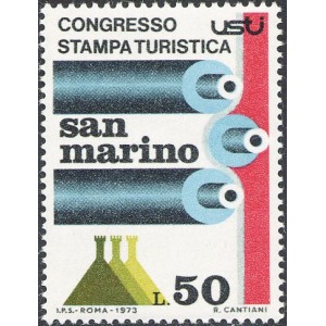 SAN MARINO - 1973 - Congresso della Stampa Turistica - 1 v.