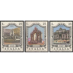 ITALIA - 1973 - Fontane d'Italia I serie - 3 v.