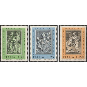 ITALIA - 1973 - Natale - 3 v.