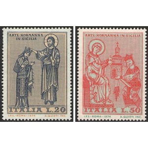 ITALIA - 1974 - Arte Normanna in Sicilia - 2 v.