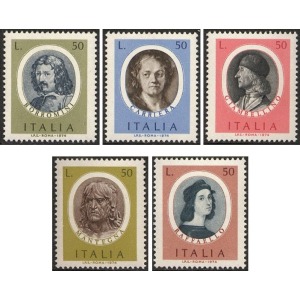 ITALIA - 1974 - Artisti Italiani II - 5 v.