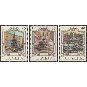 ITALIA - 1974 - Fontane d'Italia II serie - 3 v.
