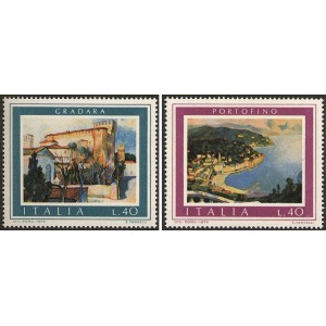 ITALIA - 1974 - Turistica I serie - 2 v.