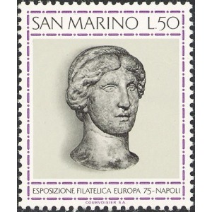 SAN MARINO - 1975 - 15° mostra del francobollo Europa a Napoli - 1 v.