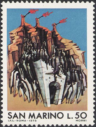 1975 30° dello Scampo dei centomila 1 v. San Marino SAN MARINO - 1975 - 30° dello Scampo dei centomila - 1 v.