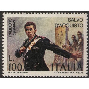 ITALIA - 1975 - A ricordo di Salvo D'Acquisto - 1 v.
