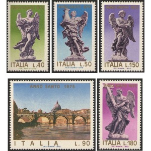 ITALIA - 1975 - Anno Santo - 5 v.