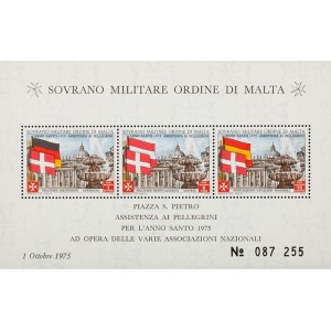 S.M.O.M. - 1975 - Anno Santo, assistenza ai pellegrini - 1 BF