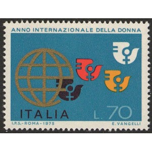 ITALIA - 1975 - Anno internazionale della Donna - 1 v.