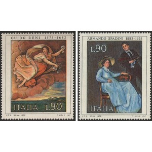 ITALIA - 1975 - Arte italiana II serie - 2 v.