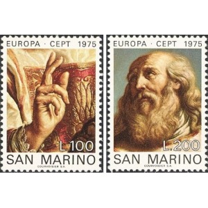 SAN MARINO - 1975 - Europa: Dipinti - 2 v.