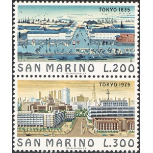 SAN MARINO - 1975 - Vedute di Tokyo - 2 v. in coppia