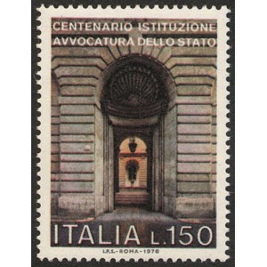 ITALIA - 1976 - 100° dell'Avvocatura Generale di Stato - 1 v.