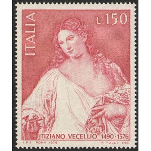 ITALIA - 1976 - 400° della morte di Tiziano Vecellio - 1 v.