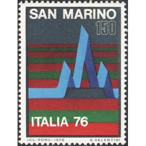 SAN MARINO - 1976 - Esposizione filatelica Italia '76 - 1 v.
