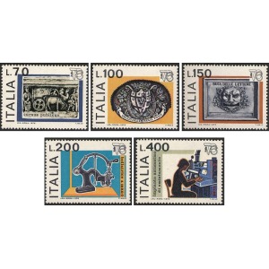 ITALIA - 1976 - Esposizione filatelica Italia '76 - 5 v.