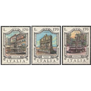 ITALIA - 1976 - Fontane d'Italia IV serie - 3 v.