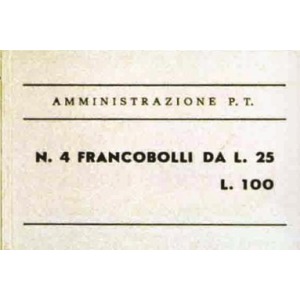 ITALIA - 1976 - Libretto Amministrazione P.T. in bodoniano 2 x 50 L. - Ischia III tipo - 1 libretto