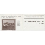 ITALIA - 1976 - Libretto Amministrazione P.T. in bodoniano 2 x 50 L. - Ischia III tipo - 1 libretto