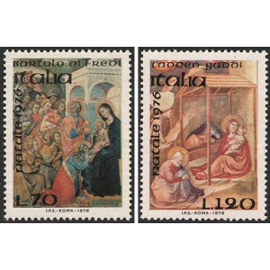 ITALIA - 1976 - Natale - 2 v.