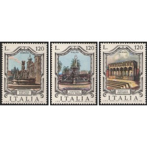 ITALIA - 1977 - Fontane d'Italia V serie - 3 v.