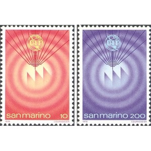 SAN MARINO - 1978 - 10° Giornata delle telecomunicazioni - 2 v.