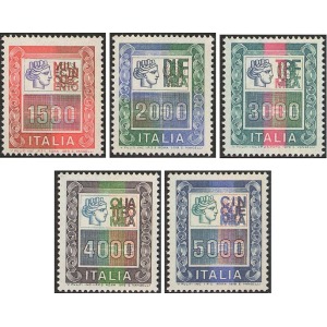 ITALIA - 1978 - Alti valori - 5 v.